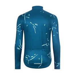 HOLOKOLO Cycling winter long sleeve jersey - PASSION WINTER - blue