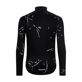 HOLOKOLO Cycling winter long sleeve jersey - PASSION WINTER - black/white