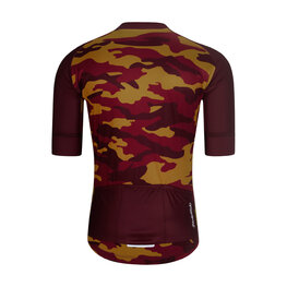 HOLOKOLO Cycling short sleeve jersey - CAMOTRAIL - bordeaux