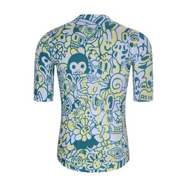 HOLOKOLO Cycling short sleeve jersey - COMIC - light blue