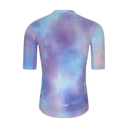 HOLOKOLO Cycling short sleeve jersey - COSMA - light blue/purple