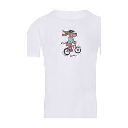 NU. BY HOLOKOLO Cycling short sleeve t-shirt - PEDAL POWER - white
