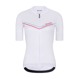 RIVANELLE BY HOLOKOLO Cycling short sleeve jersey - LEVEL UP - white