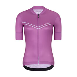 RIVANELLE BY HOLOKOLO Cycling short sleeve jersey - LEVEL UP - purple