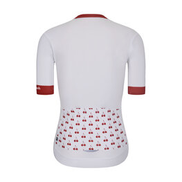 RIVANELLE Cycling short sleeve jersey - FRUIT LADY - white/red