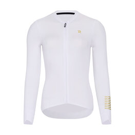 RIVANELLE Cycling summer long sleeve jersey - VICTORIOUS GOLD ELITE LADY - white