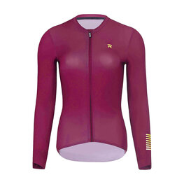 RIVANELLE Cycling summer long sleeve jersey - VICTORIOUS GOLD ELITE LADY - bordeaux