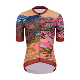 RIVANELLE Cycling short sleeve jersey - FREE ELITE LADY LIMITED EDITION - orange/multicolour