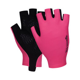 RIVANELLE Cycling fingerless gloves - ELEGANCE TOUCH - pink