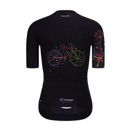 RIVANELLE Cycling short sleeve jersey - MAAPPI DARK LADY - black/multicolour
