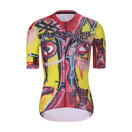 RIVANELLE Cycling short sleeve jersey - FURIOSO - red/yellow