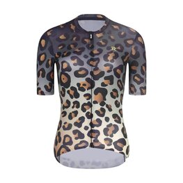RIVANELLE Cycling short sleeve jersey - WILDCAT - brown/black