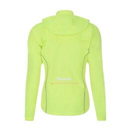 RIVANELLE Cycling rain jacket - WIND/RAIN - yellow