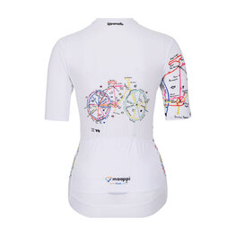 RIVANELLE BY HOLOKOLO Cycling short sleeve jersey - MAAPPI ELITE LADY - white/multicolour