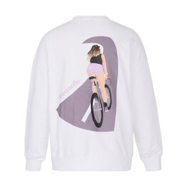 RIVANELLE hoodie - LETS GO GIRL - white/multicolour