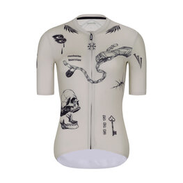 RIVANELLE Cycling short sleeve jersey - TATTOO - ivory/grey