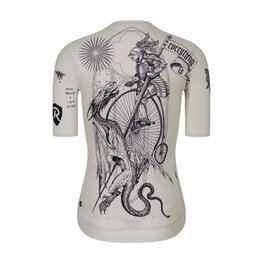 RIVANELLE Cycling short sleeve jersey - TATTOO - ivory/grey