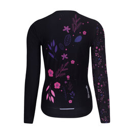 RIVANELLE Cycling winter long sleeve jersey - OASIS WINTER - black/pink