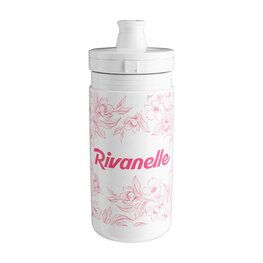 RIVANELLE Cycling water bottle - HYDRA 550 ml - white/pink