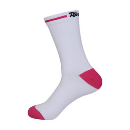 RIVANELLE Cyclingclassic socks - COMPETE - white/pink