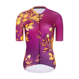 RIVANELLE Cycling short sleeve jersey - BAROC - purple/yellow