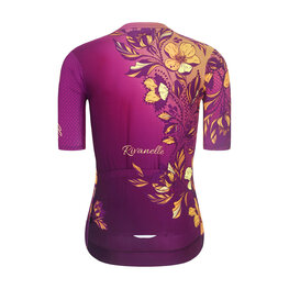 RIVANELLE Cycling short sleeve jersey - BAROC - purple/yellow