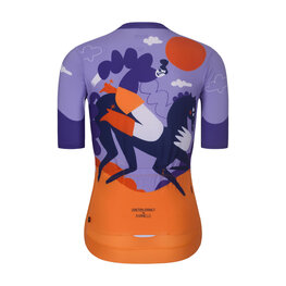 RIVANELLE Cycling short sleeve jersey - STALLION - blue/brown