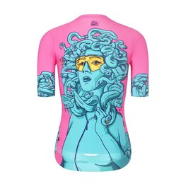 RIVANELLE Cycling short sleeve jersey - MEDUSA - pink/turquoise