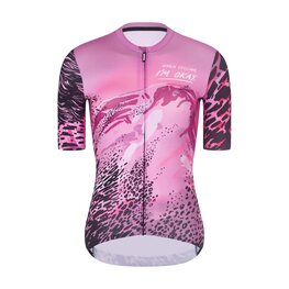 RIVANELLE Cycling short sleeve jersey - ROSESCAPE - purple/black