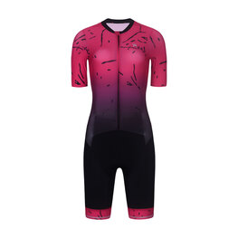 RIVANELLE Cycling skinsuit - TEMPO - pink/black