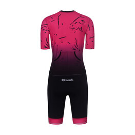 RIVANELLE Cycling skinsuit - TEMPO - pink/black
