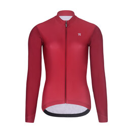 RIVANELLE Cycling winter long sleeve jersey - PERFORMANCE WINTER - bordeaux