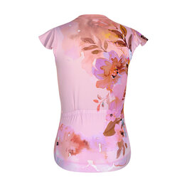 RIVANELLE Cycling short sleeve jersey - MISS FLOWERY - pink