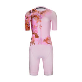 RIVANELLE Cycling skinsuit - FLOWERY DIVA - pink