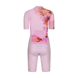 RIVANELLE Cycling skinsuit - FLOWERY DIVA - pink
