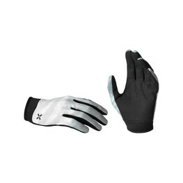 IXS Cycling long-finger gloves - FLOW 1.0 - white