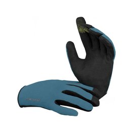 IXS Cycling long-finger gloves - CARVE - blue/black