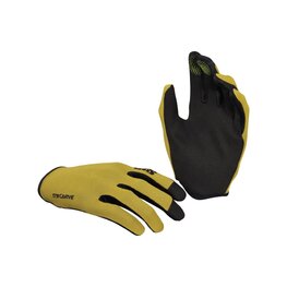 IXS Cycling long-finger gloves - KIDS CARVE - yellow/black