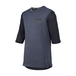 IXS jersey with 3/4 sleeves - CARVE X 3/4 - blue/black