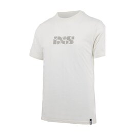 IXS Cycling short sleeve t-shirt - BRAND ORGANIC 2.0 - white