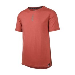 IXS Cycling short sleeve jersey - FLOW MERINO - red