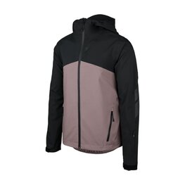 IXS waterproof jacket - CARVE ALL-WEATHER 2.0 - black/brown