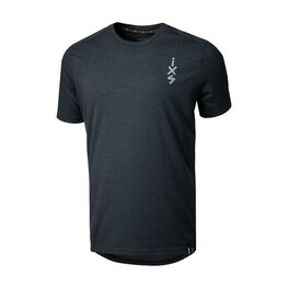 IXS Cycling short sleeve t-shirt - FLOW 1.0 TECH TEE - black