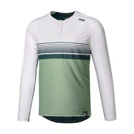 IXS Cycling summer long sleeve jersey - FLOW LITE 1.0 - white/green