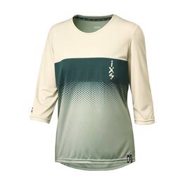 IXS jersey with 3/4 sleeves - CARVE 1.0 W - yellow/green