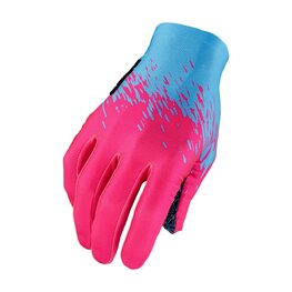 SUPACAZ Cycling long-finger gloves - SUPAG - blue/pink