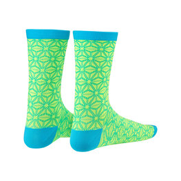 SUPACAZ Cyclingclassic socks - ASANOHA - green/blue