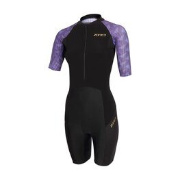 ZONE3 Cycling skinsuit - LAVA   - black/purple