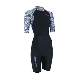 ZONE3 Cycling skinsuit - LAVA - black/blue