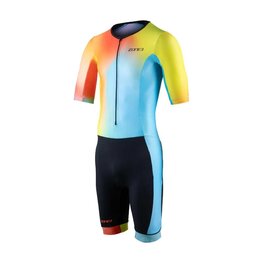 ZONE3 Cycling skinsuit - ACTIVATE+  - black/blue/yellow